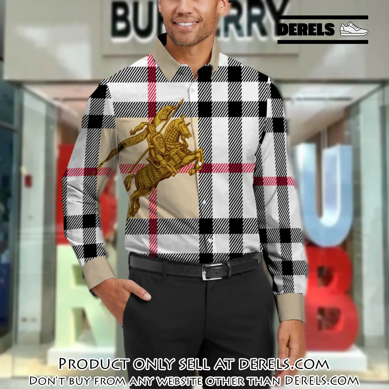 Burberry long sleeves button down shirt for elegant men lsb1003 dr3035279